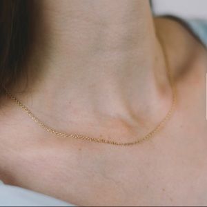 Genuine 14k Solid Gold Chain 16” inches